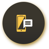 Іконка телефону - символ контролю